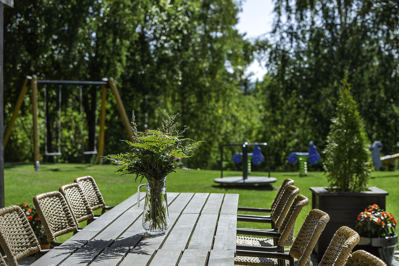 Svarstad Lodge Uteplass