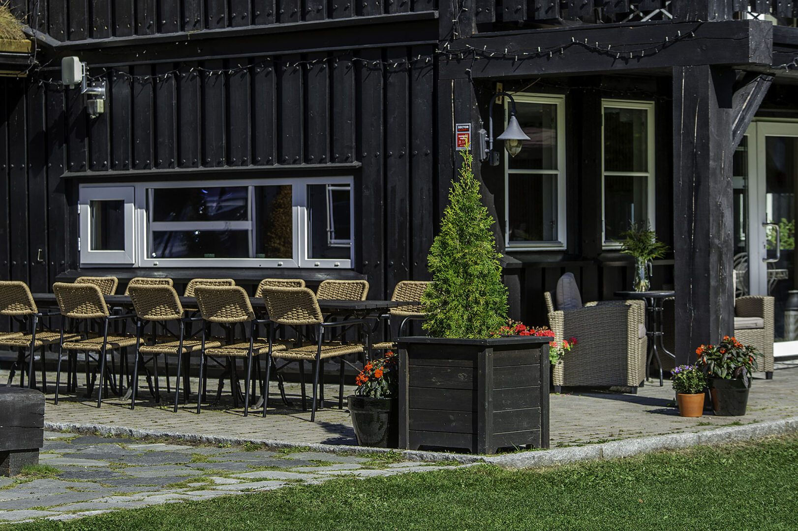 Svarstad Lodge Uteplass